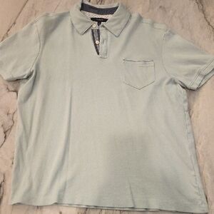 Tahari Light Blue Polo Shirt